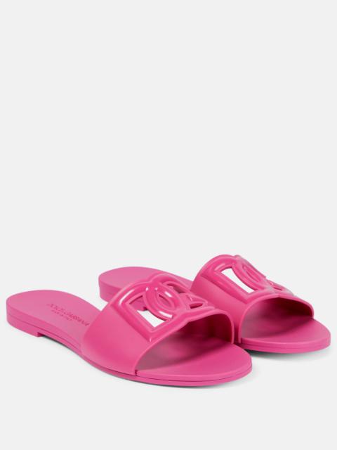 Dolce & Gabbana DG rubber slides