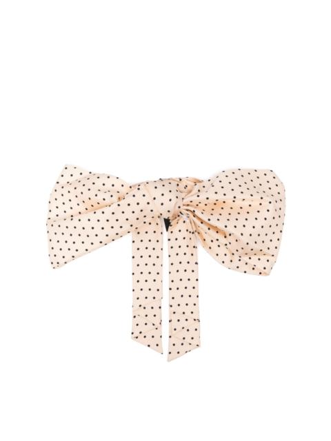 Etro polka-dot print silk bow tie