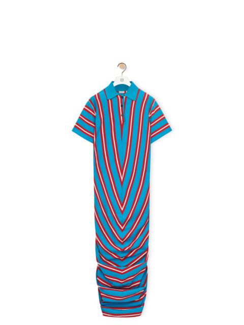 Loewe Stripe polo dress in cotton
