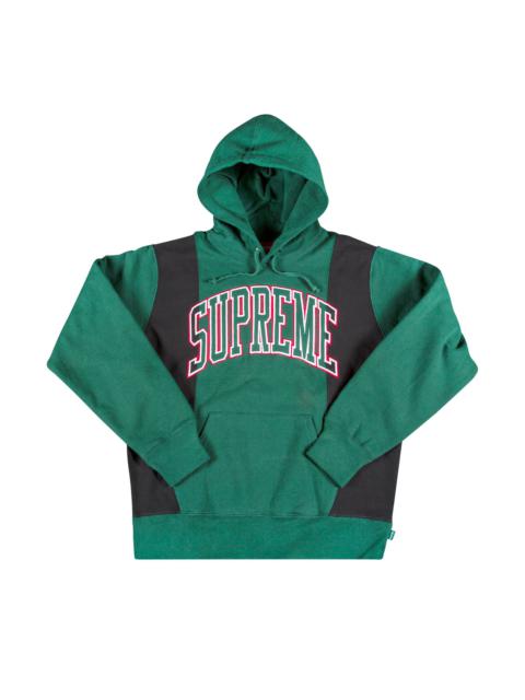 Supreme Paneled Arc Hooded Sweatshirt 'Green'