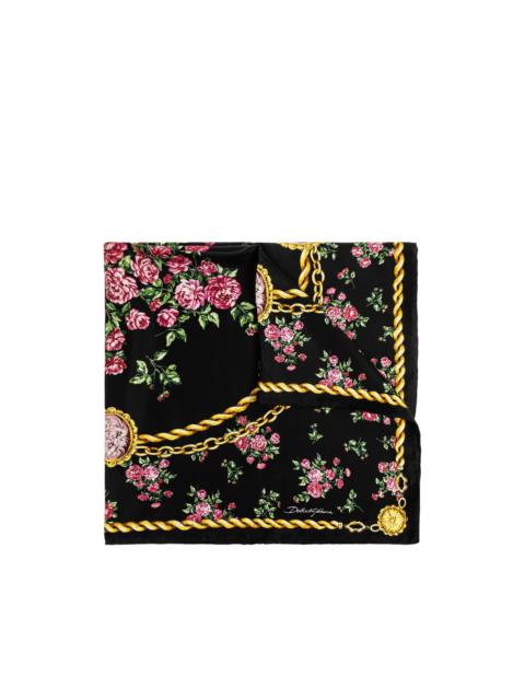 Dolce & Gabbana floral scarf