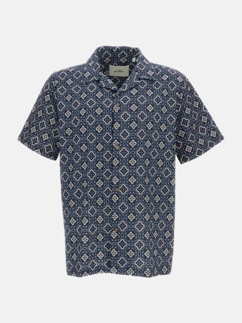 Les Deux SHORT-SLEEVED SHIRT WITH ARABESQUE PATTERN