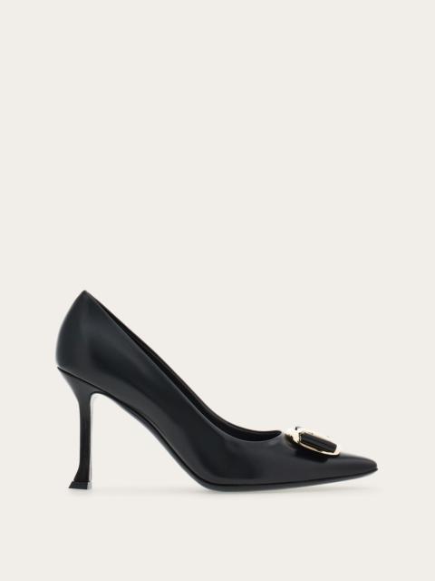 FERRAGAMO New Vara plate pump