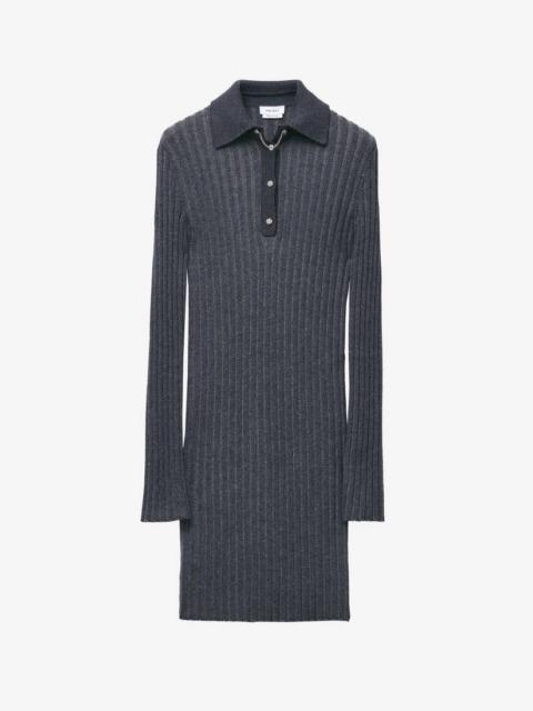 Alexander McQueen Rib Knit Mini Dress
