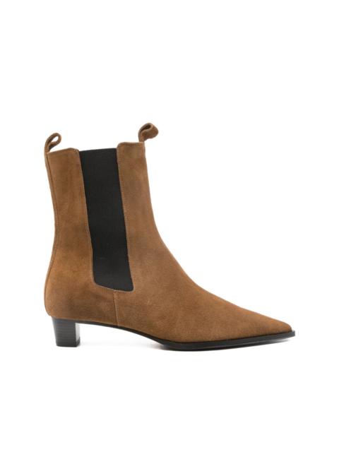 Aeyde 30mm Kiki suede Chelsea boots