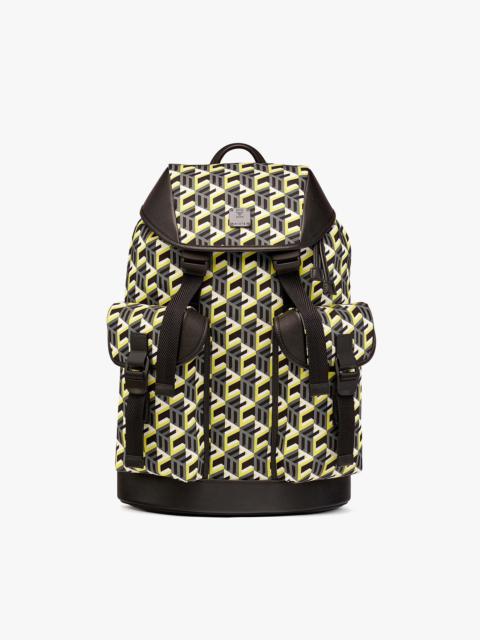 MCM Brandenburg Backpack in Cubic Monogram Nylon