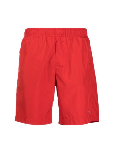 4G plaque swim shorts