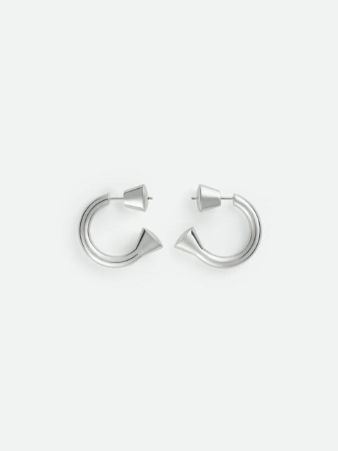 Bottega Veneta Ellipse Hoop Earrings