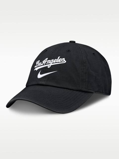 Nike Los Angeles Dodgers Primetime Club Men's Nike MLB Unstructured Adjustable Hat
