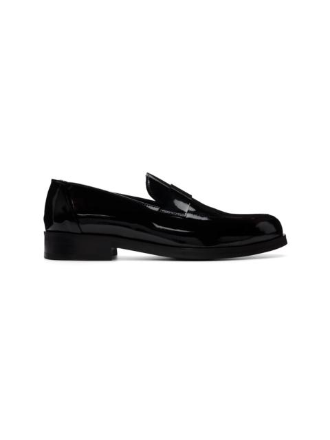 ERNEST W. BAKER Black Leather Loafers