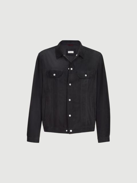 Brunello Cucinelli Suede four-pocket jacket