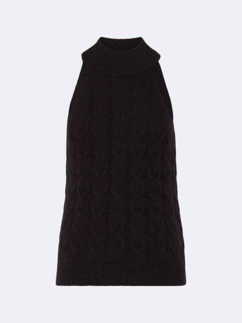 LISA YANG Serafine cable-knit cashmere top
