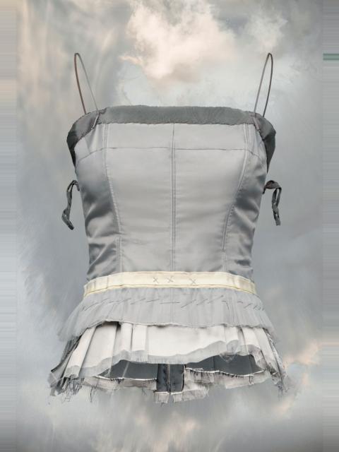 Maison Margiela Décortiqué satin top