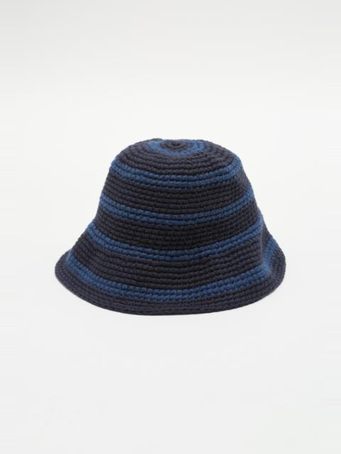 Our Legacy Tom Tom Hat Carolean Blue Tousled Cotton