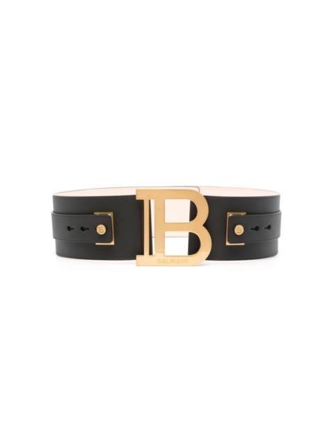 Balmain logo-buckle belt