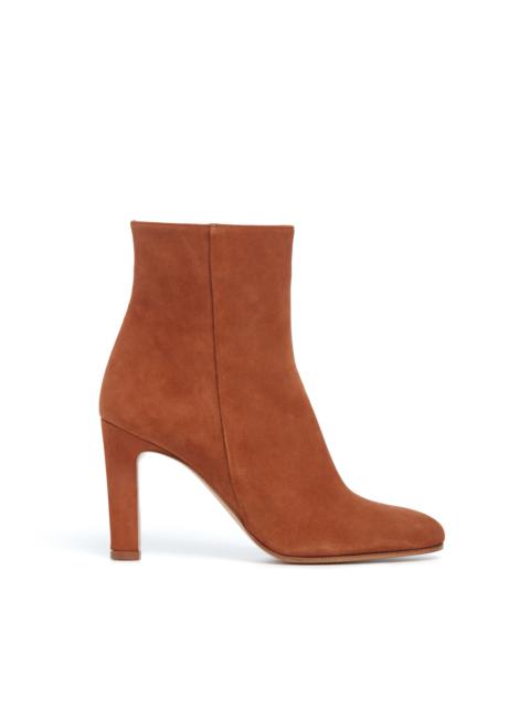 GABRIELA HEARST Lila Heeled Ankle Boot in Cognac Suede