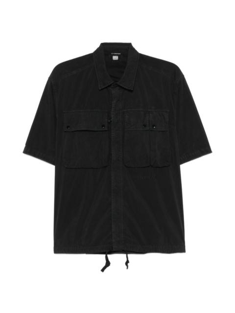 C.P. Company 50 Fili short-sleeve zip shirt
