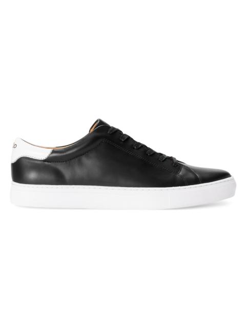 Polo Ralph Lauren Men's Jermain II Leather Low-Top Sneakers - Black
