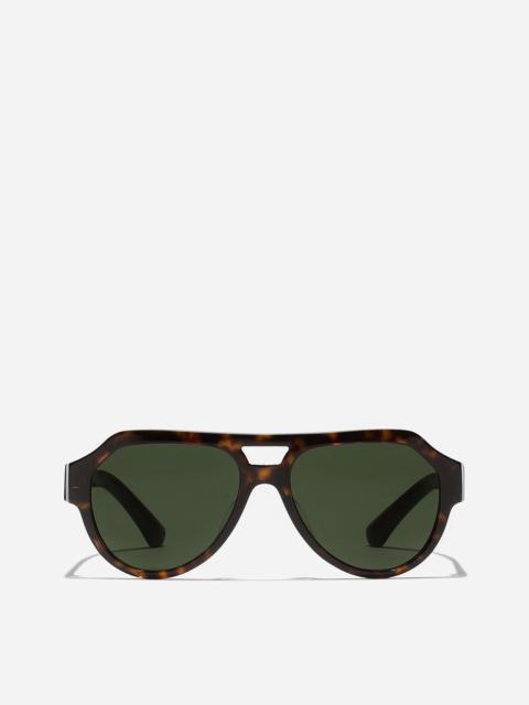 Dolce & Gabbana Mirror logo sunglasses