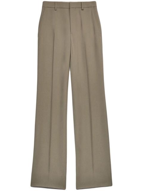 AMI Paris wool gabardine flared trousers