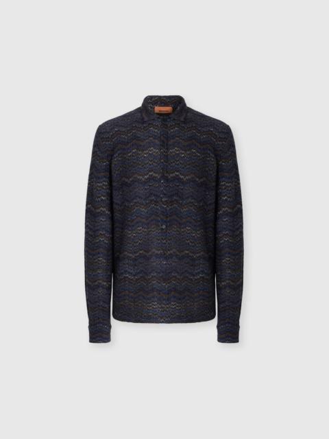 Missoni Cashmere and viscose knit shirt