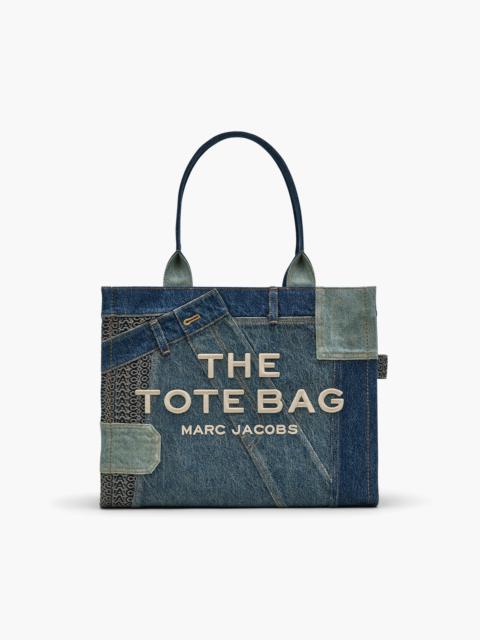 THE DECONSTRUCTED DENIM LARGE TOTE BAG