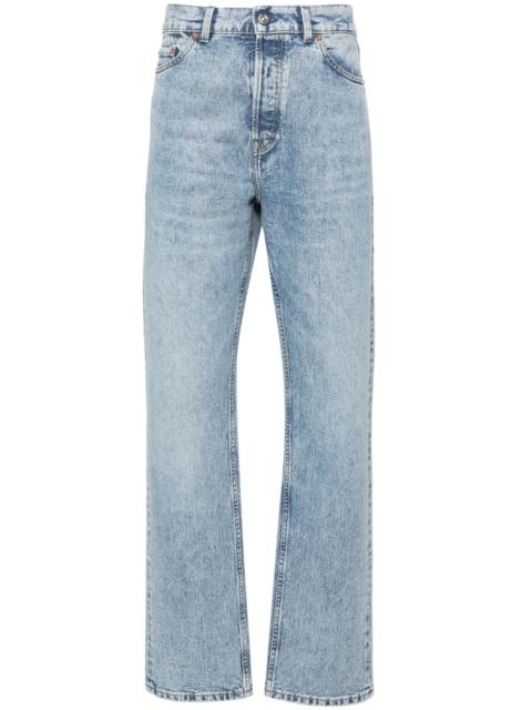 Our Legacy Blue First Cut Mid-Rise Straight-Leg Jeans