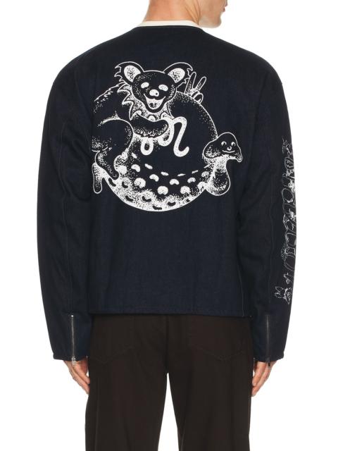 malbon x Grateful Dead Moto Jacket