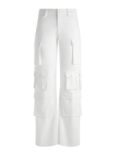 Alice + Olivia OLYMPIA MID RISE BAGGY CARGO PANTS