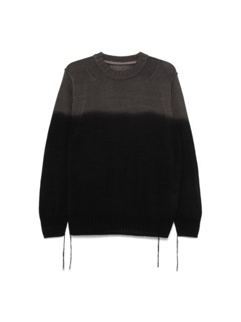 sacai crew-neck sweater