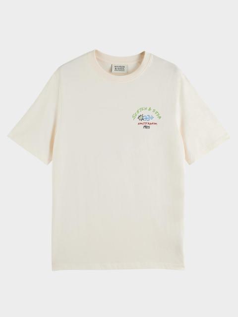 SCOTCH & SODA Men's Graphic Crewneck T-Shirt