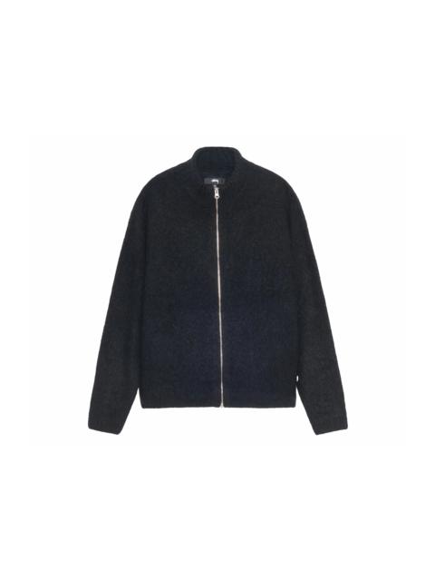 Stüssy Stussy Full Zip Brushed Merino Sweater Black