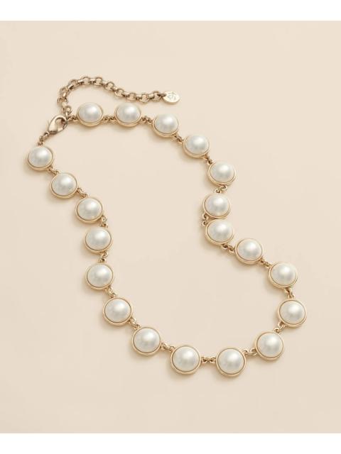 Brooks Brothers Faux-Pearl Gold-Plated Necklace