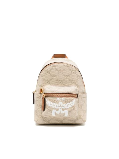 MCM small Stark Lauretos monogram backpack