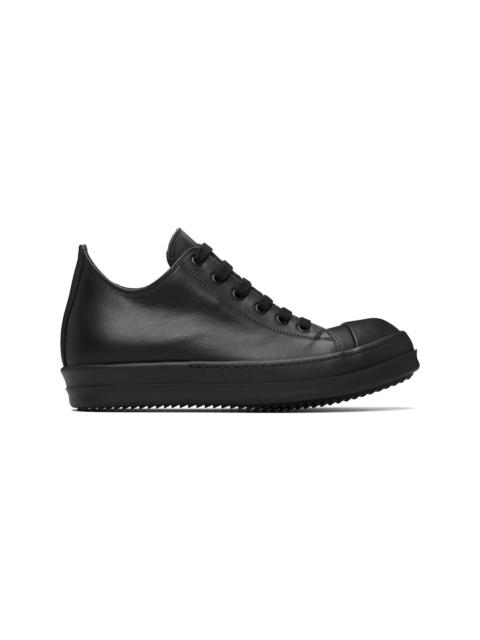 Rick Owens Black Temple Low Sneakers