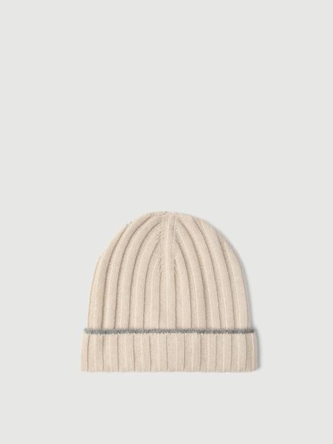 Brunello Cucinelli Cashmere rib knit beanie