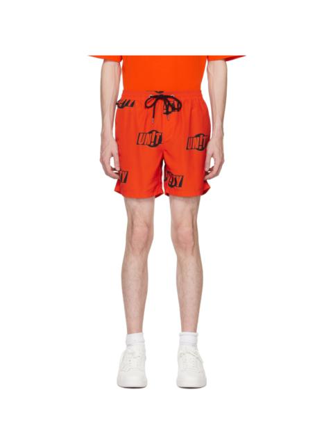 Orange 'Unity' Shorts