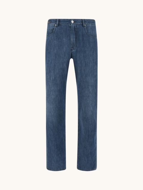 Paul & Shark JEANS IN SILK AND COTTON DENIM