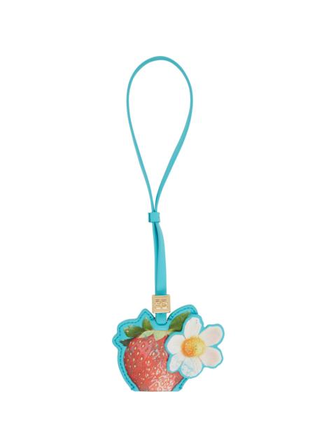 GANNI Blue Strawberry Keychain