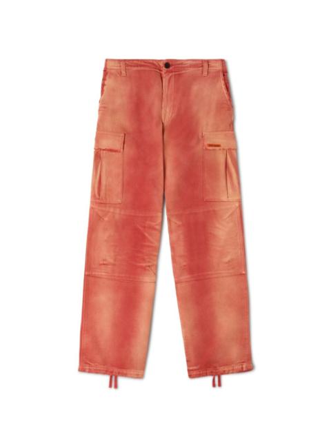 Heron Preston Distressed Canvas Cargo Pants