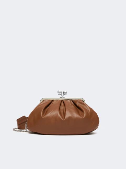 WEEKEND Max Mara CUBICO Medium sheepskin Pasticcino Bag - TOBACCO