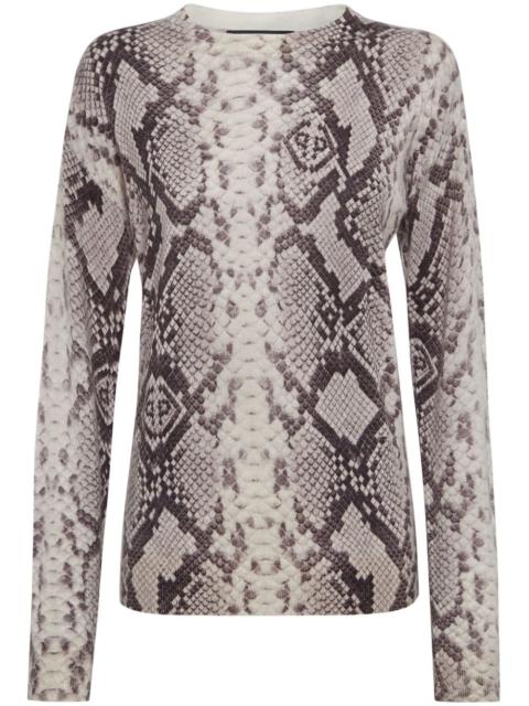 PHILIPP PLEIN Pitone cashmere jumper