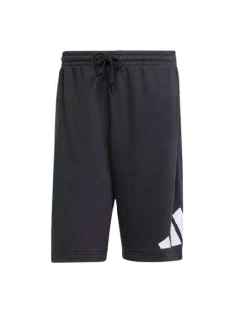 adidas adidas Essentials Large Logo French Terry Shorts 'Black' JE8956