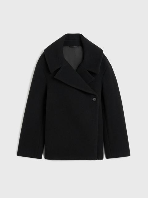 Totême Felt wrap jacket black