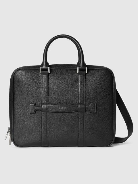 GUCCI Medium briefcase with Gucci logo