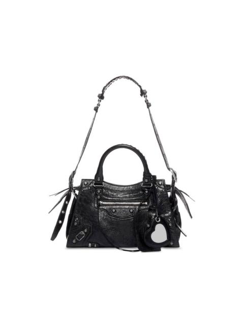 BALENCIAGA Women's Neo Cagole City Small Handbag in Black