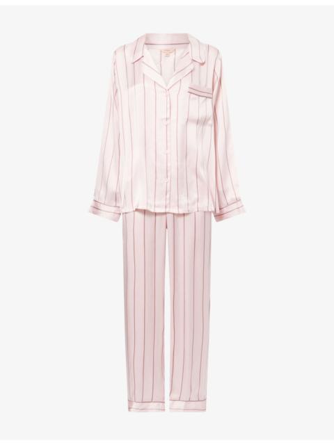 eberjey Inez Washable Long Silk Pyjama Set