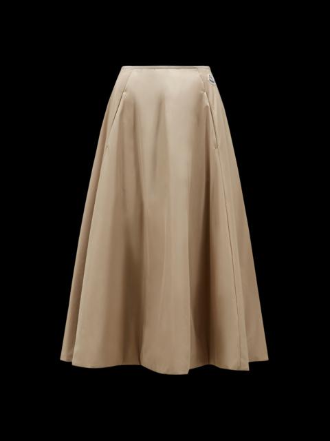 Moncler Taffeta Midi Skirt