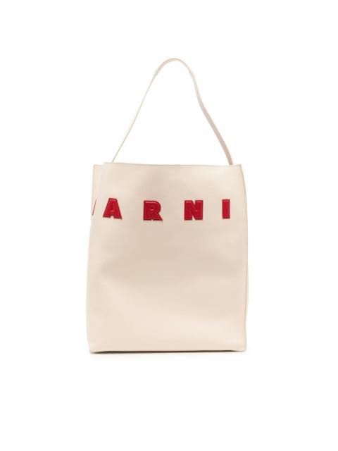 Marni small Museo leather tote bag