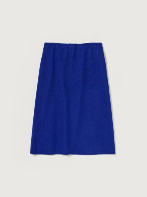 AURALEE FULLED WOOL SILK SKIRT